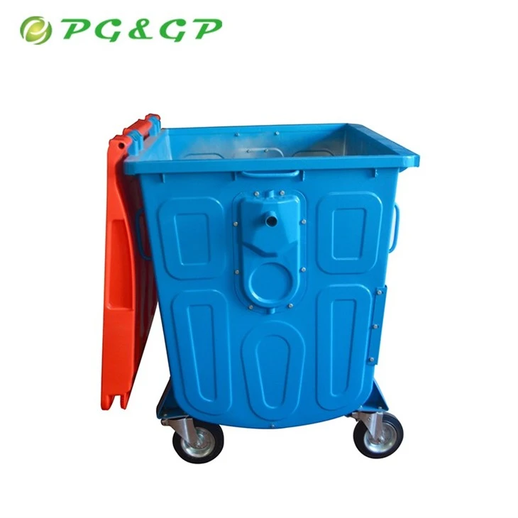 Galvanized Steel Garbage Can With Lid