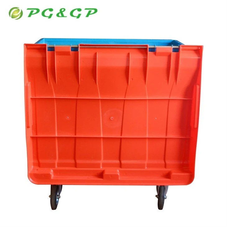 Galvanized Steel Garbage Can With Lid