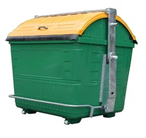 Sérsniðin litur/merki 2400/3200 lítra iðnaðar sorpílát